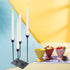 smtyle Black Candle Holders for Taper Candles Set of 4 Candelabra with Iron-0.8" Diameter Candlestick Ideal for for Table Centerpiece