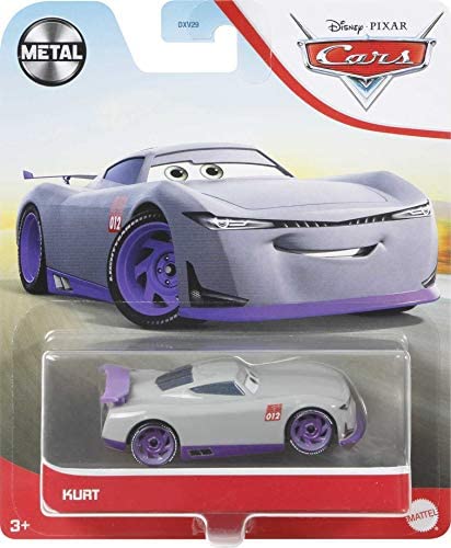 Disney Cars Kurt, Miniature, Collectible Racecar Automobile Toys Based on Cars Movies, for Kids Age 3 and Older, Multicolor
