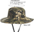 Boys Camo Sun-Bucket-Hat Summer Outdoor Safari Fishing-Hat Boonie-Cap for Big Kids 7-14Yrs (Size: 7)