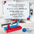 USA Merchant - 7 Day Small Pill Box with Snap Close Lids - Weekly Pill Organizer 4 Times a Day or 28 Day Dispenser - Comes with 4 Separate 7 Day Pill Containers for Vitamins, Supplements, and Medicine