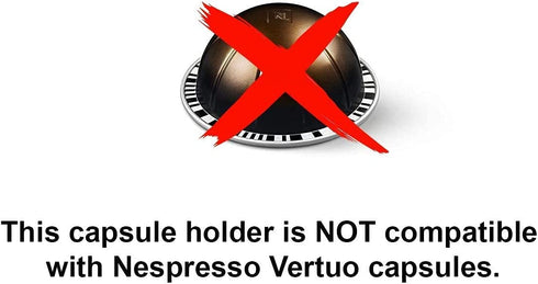 Demi's Home Coffee Pod Holder for Nespresso Original Capsules - Magnetic Holder Suitable to be Mounted on the Fridge (Black)