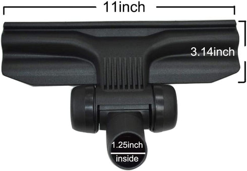 EZ SPARES 1 1/4" 32mm Replacement for Universal Vacuum Cleaner Brush Head Ultra-Thin with Big Wheel Great for Cleaning The Space Under The Bed Fit Hoover, Bisel,Eureka,Royal,Dirt Devil,Rainbow