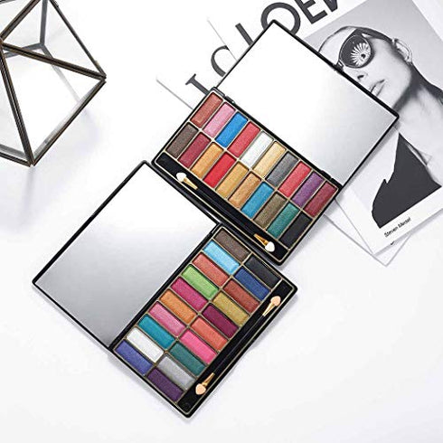 LS Kilshye Eyeshadow Palette Matte Eyeshadows High Pigment Eye Shadow Blue 20 Color Shadow Palette Long Lasting Eye Shadow Makeup for Women and Girls Pack of 1 (Multi color 2)