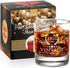 AOZITA 70th Birthday Gifts for Men Whiskey Glass- 70th Birthday Decorations for Men, Party Supplies - 70th Bday Gifts Ideas for Him, Dad, Husband, Friends - 11oz