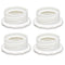 PumpMom Pump Bottle Adapter, Baby Bottle Thread Changer Converter for Spectra S1 S2 Pump Wide Mouth Flanges to Use Standard Sized Bottles. Compatible with Medela, Ameda, Dr. Brown Narrow Neck Bottles
