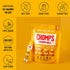 CHOMPS MINI Free Range Turkey Jerky Meat Snack Sticks, Original Turkey, 0.5 Ounce (Pack of 6)