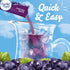 Crystal Light Sugar-Free Concord Grape Low Calories Powdered Drink Mix, Holiday Meals (6 Count Pitcher Packets)