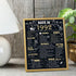 30th Birthday Party Decorations Framed 1992 Poster Supplies Anniversary Card Gifts for Men & Women Turning 30 Years Old - Black(Back in 1992)