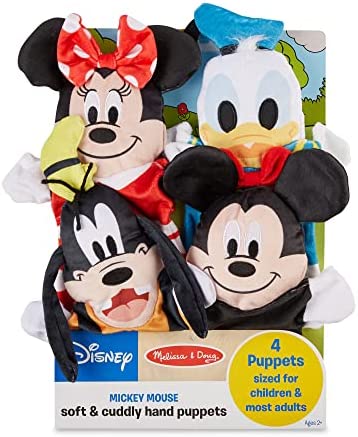 Melissa & Doug Disney Mickey Mouse & Friends Soft & Cuddly Hand Puppets