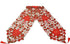 Simhomsen Small Short Christmas Holiday Poinsettia Doliy Table Runners Dresser Scarves 13 × 36 Inch