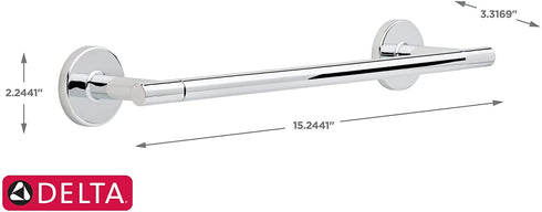 Delta Faucet 75912 Trinsic Towel Bar, 12 inch, Chrome