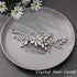 Unicra Bride Crystal Wedding Hair Comb Silver Bridal Headpiece Sparkly Rhinestone Hair Accessorie for Women and Girls (A-Silver)
