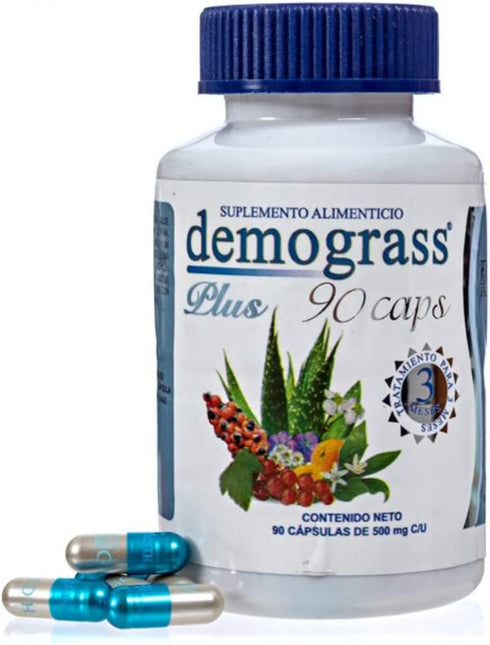 Demograss Plus 90 dias Day 100% Original Natural Suplemento Supply Dietary Supplement USA Perdida Peso Botella