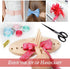 Bow Maker for Ribbon, Holiday Wreaths,Wooden Wreath Bow Maker Tool for Creating Gift Bows, Party Decorations, Hair Bows, Corsages, Holiday Wreaths, Various Crafts(Double-Sided)