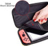 oqpa for Nintendo Switch Case Cute Kawaii Cartoon Design Cover, Fun Funny Cool Switch Game Shell for Girls Boys Men Kids Carrying Bag+Joystick Thumb Grip Caps+Tempered Glass Cases for Switch (Malio)
