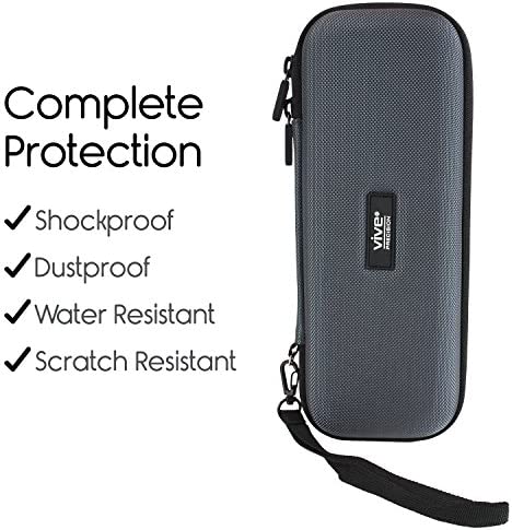 Vive Precision Stethoscope Hard Case - Protective Carry Cover with Handle - Travel Holder for Sphygmomanometer - Fits Vive Precision 3M Littmann Classic III, Lightweight II S.E, MDF Acoustica Deluxe