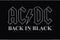 AC/DC Back in Black Poster 36 x 24in