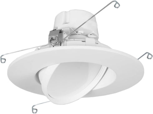 11 Watt 6"-Inch Rotatable 950 Lumens Maxxima LED Retrofit Downlight Gimbal Warm White 2700k Dimmable, Energy Star