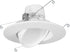 11 Watt 6"-Inch Rotatable 950 Lumens Maxxima LED Retrofit Downlight Gimbal Warm White 2700k Dimmable, Energy Star