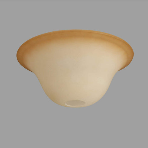 Giluta Floor Lamp Glass Shade Replacement Globe -Fitting Opening 1.625" Elegant Style Small Light Fixture Shade, Height: 4.2 inch, Width: 9.5 inch. Lipless