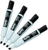 EXPO Magnetic Dry Erase Markers with Eraser, Chisel Tip, Black, 4-Count