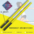 FITSTIX Drumsticks for Fitness & Aerobic? Workout Classes, Drum Sticks, Strong and Light Weight design make a fun addition to any exercise routine or class. (YELLOW + FITGRIPS)