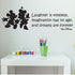 CustomVinylDecor Wall Decals Quote - Walt Disney Mickey and Minnie Mouse Decorations, "Laughter is Timeless" - Removable Home Décor Stickers - Perfect for Any Bedroom, Family Room, Office, Dorm, or Any Living Space