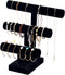 ByKen Jewelry Detachable T Bar Bracelet Display Stand,Bracelet Organizer,Bracelet Holder,Jewelry Display Stand, Long Necklace Bangle Scrunchie Watch Organizer (3 tier?, Black