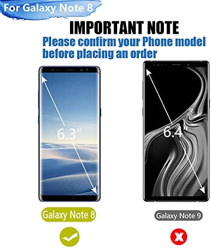 LOYTAL Battery Case for Samsung Galaxy Note 8, 6500mAh Rechargeable Battery Charging/Charger Case with S-Pen Hole, Adds 1.4X Extra Juice, Charges 2 Devices Simultaneously
