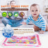 Hitituto Inflatable Tummy Time Mat Premium Baby Water Play Mat Fun Activity Center for Baby's Stimulation Growth and Sensory Development Ideal Infants Toddlers Baby Girls Toys for 3 6 9 12 24 Months