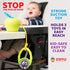 Grapple Suction High Chair Toy Holder | 3 Toy Tethers Keep Toys from Falling | Holds Teethers, Toys, Snack Cups | for Babies 6-12 Months | Perfect for Travel and Restaurants|