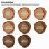 Ruby Kisses Powder Foundation Full Coverage Matte Foundation Long Lasting Face Makeup 0.35 oz. (Honey Brown)