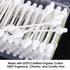 Baby Cotton Swabs, Organic Chlorine-Free Safety Swabs for Kids or Newborn Babies, 100% Biodegradable Gentle Baby Qtips, Cruelty-Free & Hypoallergenic Children Cotton Buds (4 packs of 55 ct. Total 220)