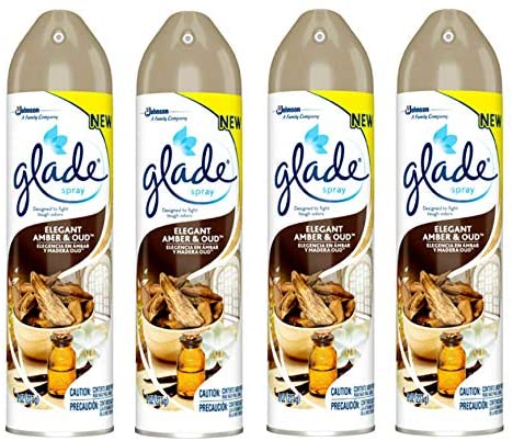 Glade Air fereshener Elegant Amber & Oud 8oz 4-Pack