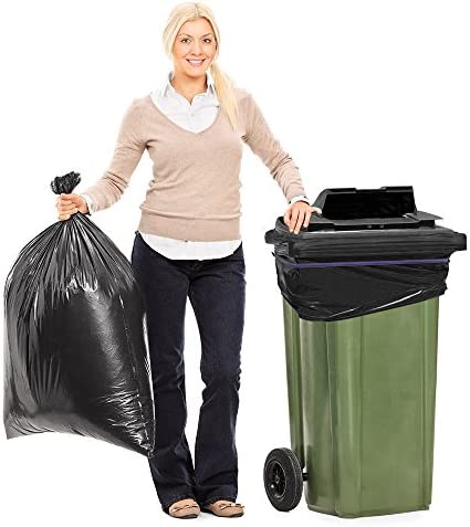 Coopay 60 Pieces Large Rubber Bands Trash Can Band Set Elastic Bands for Office Supply, Trash Can, File Folders, Cat Litter Box, Size 8 inches (Purple)