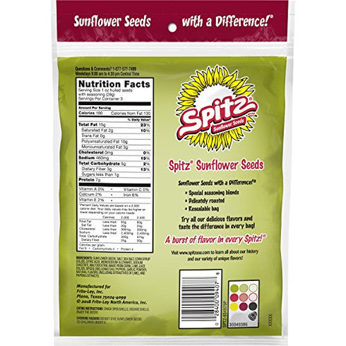 Spitz Sunflower Seeds, Chili Lime, 6 oz