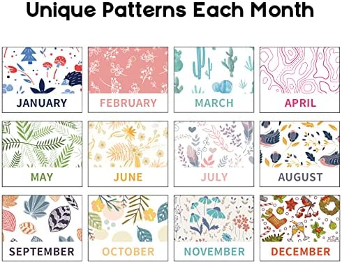 Desk Calendar 2023-2024, Monthly Desktop Calendar, Standing Flip Calendar with Thick Paper(Jan. 2023 - Jun. 2024, 10" x 8.25" ), Academic Year Standing Desk Calendar with Planner Stickers