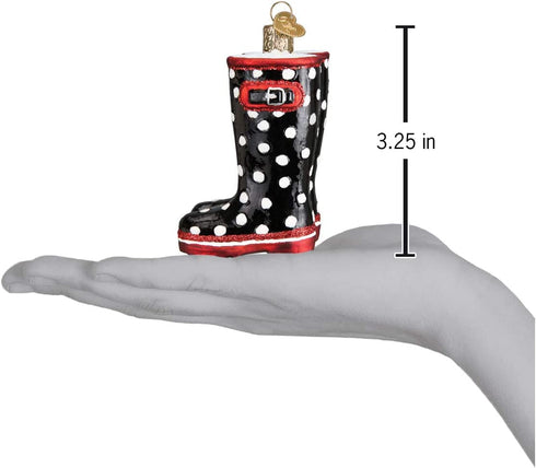 Old World Christmas Rubber Boots Ornament, Multi