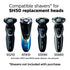 SH50 Replacement Heads for Philips Norelco Shavers Series 5000, AquaTouch, PowerTouch, OEM SH50 Heads UPGRADED
