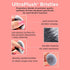 Real Techniques Blend and Blur Foundation Brush, For Liquid Foundation, Easy Makeup Application, Oval Shaped Brush Head with Dense, Plush, Synthetic Bristles, Orange Face Brush, 1 Count