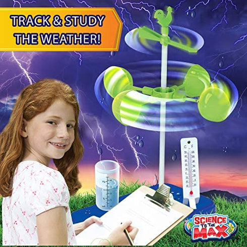 Be Amazing! Toys Weather Science Lab - Kids Weather Science Kit with 20 All Season Science Projects - Educational STEM Science Kits for Boys & Girls - Scientific Meteorology Toys for Children Age 8+