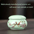 LitLife Mini Hummingbird Urns for Human Ashes Set of 4 - Small Keepsake Cremation Urns for Sharing Adult Ashes Dog Cat Ash Holders - Miniature Pets Memorial Ceramic Funeral Urn for Your Loved One