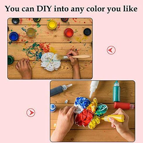 6 Pieces Tie Dye Bandana Headband for Women, White Boho Headbands Wide Elastic Headband Stretchy Sport Yoga Hairband Hair Accessories for Women Girls