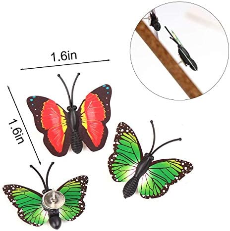 DIYASY Decorative Butterfly Thumbtacks,30 Pcs 3D Push Pins for Bulletin Board Photo Frame, Photo Wall, Cork Board.