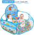 Dressbar Kids Ball Pit with Basketball Hoop Pop Up Children Play Tent, Ocean Pool Baby Playpen ,Portable Toys Gifts for Girls Boys Toddlers 2 3 4 5 6 12 Months Year Old (Balls not Included)
