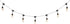 Lights4fun, Inc. 14ft Battery Operated 15 LED Hanging Bulb Indoor & Outdoor String Lights