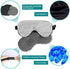 Silk Cooling Weighted Sleep Eye Mask-Relief for Headache/Migraine Relief/Sinus Pain/Puffy Dry Eyes,Universal Size (Grey)
