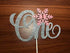 Snowflake One Cake Topper & 24 pcs Snowflake Cupcake Toppers- Winter Onederland Cake Topper, Winter Onederland 1st Birthday Girl Decorations?Silver Pink Glitter?