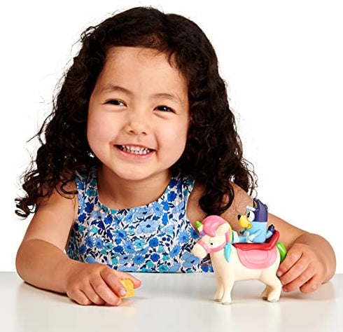Bluey Vehicle and Figure Pack, 2.5-3" Articulated Figures - Unipony (13050)