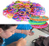 VICOVI 3700+ Colorful Rubber Bands Glow in The Dark Set Included: 3600+ Premium Quality Loom Bands in 6 Colors + 100 S-Clips + 15 Lovely Charms + 6 Crochet Hooks, No Loom Board Included.